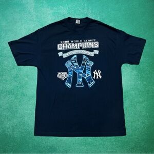 New York Yankees 2009 Champions Roster Shirt
